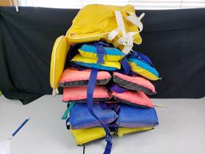 6 Childrens Life Vests Coleman and Stearns