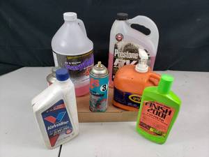 Oil, Wax, Gojo, RV Antifreeze