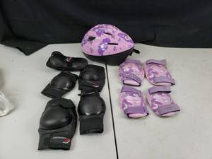 Kids Bike Helmet, Knee and Elbow Pads