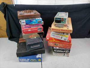 Large Lot of Board Games and Puzzles