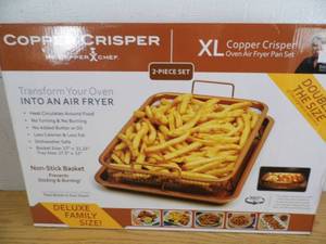 New Copper Crisper Pan Set