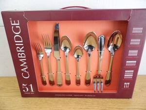 Cambridge 51 Pc Flatware Set