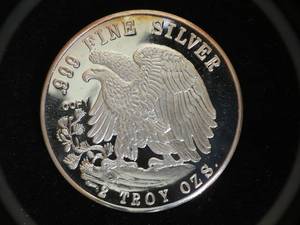 2 Troy Ounce Silver Bullion Round