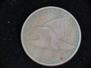 1857-P Flying Eagle Cent