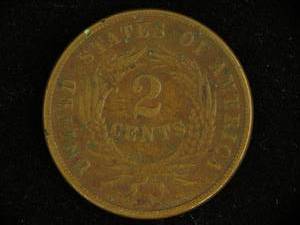 1869-P Shield 2 Cent Piece