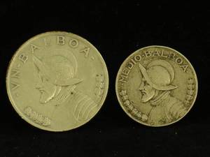 (2) Panama Silver Coins