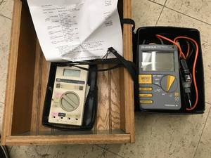 lot 388 image: Yokogawa 2426A Digital Insulation Tester & ISHII DM3350 Tester