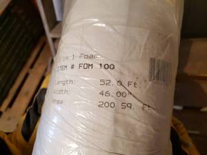 lot 8 image: Flooring Foam Underlayment
