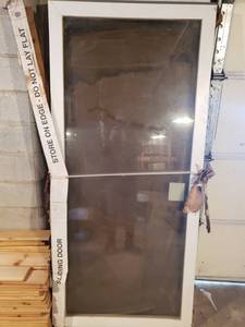 lot 9 image: Set of Vetter Double Sliding Doors wFrame