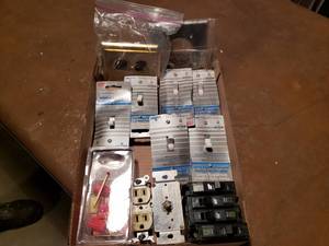 lot 24 image: Light Switches, Breakers and Wire Nuts