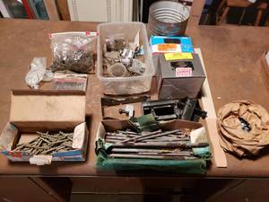 lot 28 image: Long Spikes, Nails and Other Fasteners