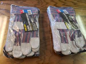 lot 43 image: 6 Pairs of Suede Leather Palm Gloves Size L