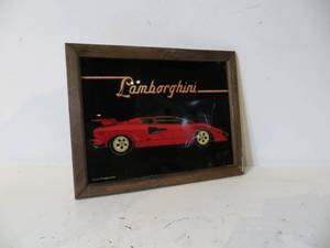 lot 30 image: VINTAGE Lamborghini Sign