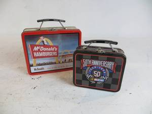 lot 47 image: 1 McDonalds & 1 Nascar Lunch Box