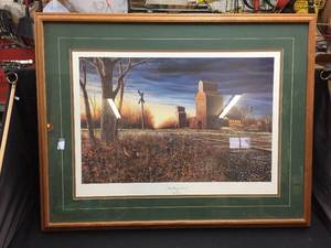 lot 40 image: Framed Jim Hansel print