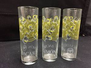 lot 50 image: Lot of 14 Bacardi Limon glasses