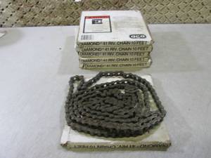 Lot of 6 10 ft Diamond 41 Riv. Chai...