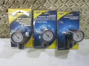 Lot of 3 Air Pressure Regulators  E...
