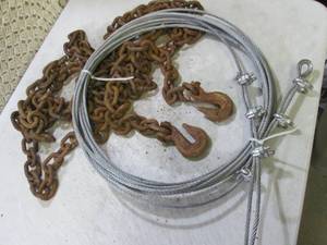 20 ft 38 Log Chain and 40 ft 14...