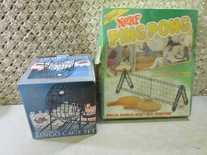 Vintage Nerf Ping Pong and Deluxe M...