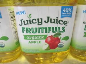 4 Bottles of Organic Apple Juice Be...