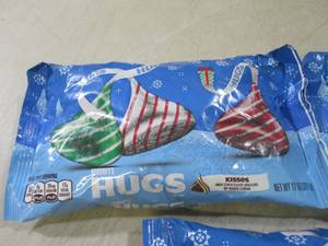 3 Bags of Hersheys Hugs Best by Aug...