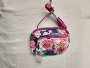 New With Tags Vera Bradley Little Cross Body Super Bloom Pattern