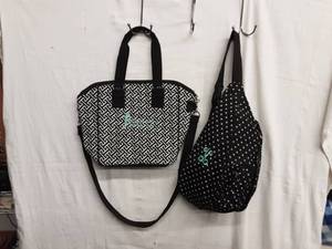 Initials Inc. Back Sling Bag Monogrammed With K, Initials Inc. Sales Rep Bag