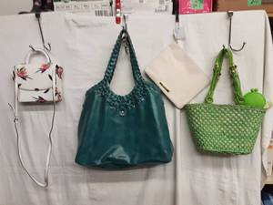 Green Straw Bag, Coin Purse, Tote Bag, Other Small Purse