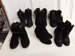 6-Pair Size 6 Ankle Boots