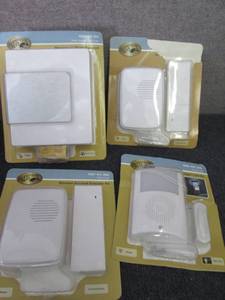 4 Assorted Doorbells by Hampton Bay...