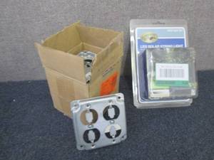 2-Gang 4 in. Square Metal Electrica...