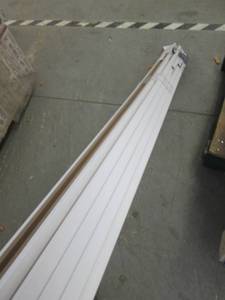 6 ClosetMaid 72x1.5 inch White Wood...