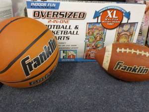 lot 18 image: Basketball, Double Sided Target Mat...