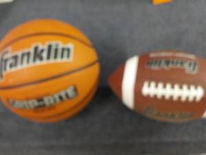lot 19 image: Basketball and Football...