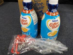 lot 40 image: 2 Bottles Nestle Coffee Mate French...