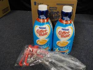lot 42 image: 2 Bottles Nestle Coffee Mate French...