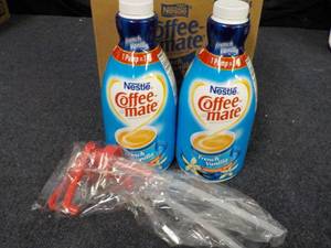 lot 49 image: 2 Bottles Nestle Coffee Mate French...