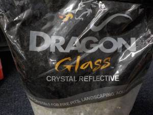 lot 66 image: 10 lb. Bag Dragon Glass Crystal Ref...
