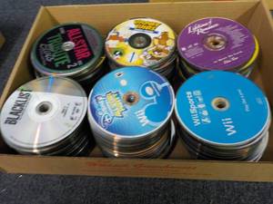 lot 77 image: 300 DVDs, CDs and Games and more...