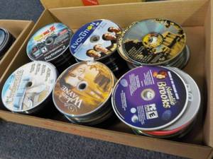 lot 81 image: 300 DVDs, CDs and Games and more...