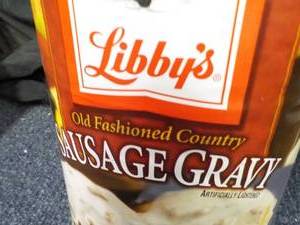 lot 89 image: 6 lb. 10 oz can Libbys Sausage Gra...