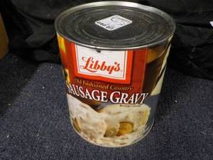 lot 90 image: 6 lb. 10 oz can Libbys Sausage Gra...