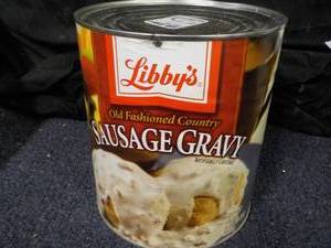 lot 91 image: 6 lb. 10 oz can Libbys Sausage Gra...