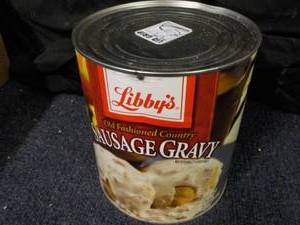 lot 92 image: 6 lb. 10 oz can Libbys Sausage Gra...
