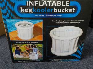 lot 123 image: Inflatable Keg Kooler Bucket...