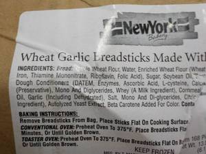 lot 125 image: Case of Wheat Breadsticks, Case of ...