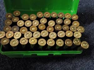 lot 168 image: Case of Bullets Cal 30-30 180 gr. F...