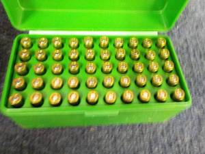lot 170 image: Case of Bullets Cal 22 Hornet 45 Gr...