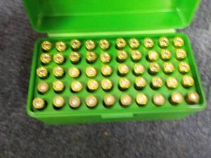 lot 174 image: Case of Bullets Cal 22 Hornet 45 Gr...